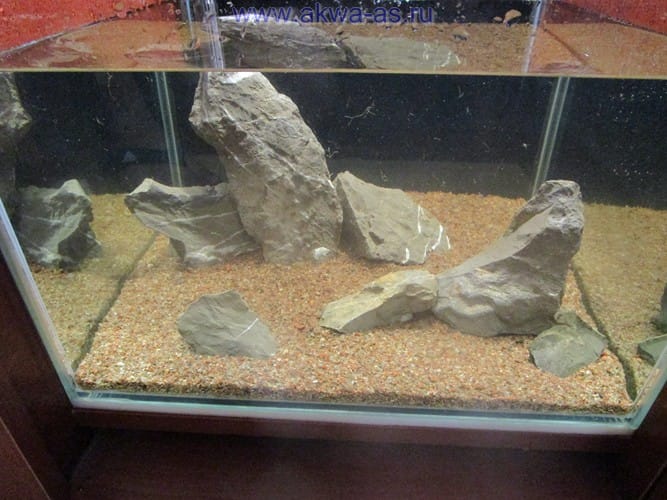 Как подготовить камни для аквариума
